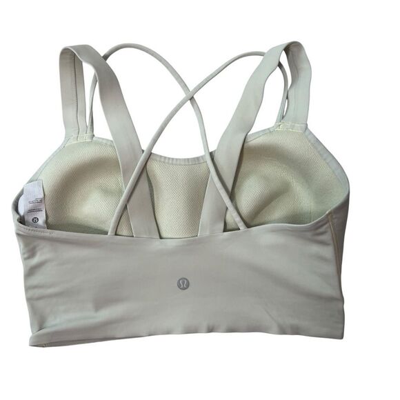 Lululemon Natural Ivory Like A Cloud Longline Light Support Bra - Picture 3 of 8